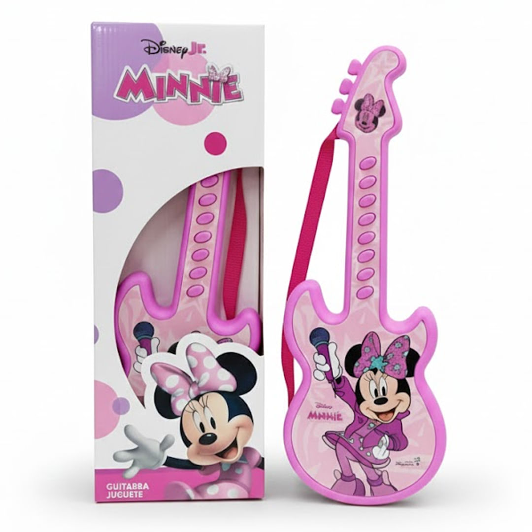 Mi Primera Guitarra Disney Junior Minnie Mouse +3 Años Rosa